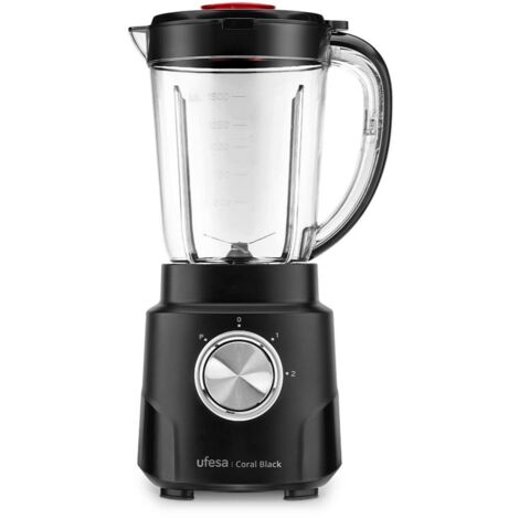 Batidora de Vaso UFESA CORAL BLACK Negro 600 W 1,5 L
