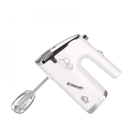 Batidora manual dcg HM517 blanco cromo 100 vatios