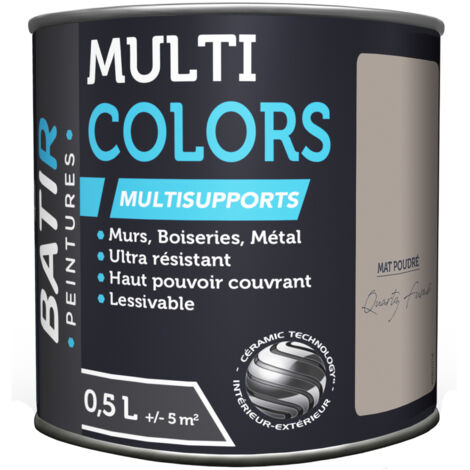 Batir Multicolors Peinture Multisupports Mat Poudré 0.5l - Batir