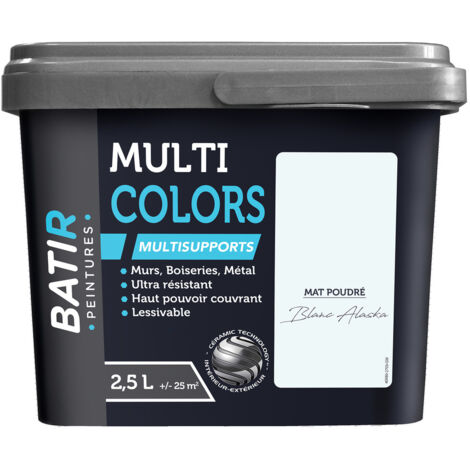 Batir Multicolors Peinture Multisupports Mat Poudré 2.5l - Batir