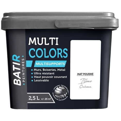 Batir Multicolors Peinture Multisupports Mat Poudré 2.5l - Batir