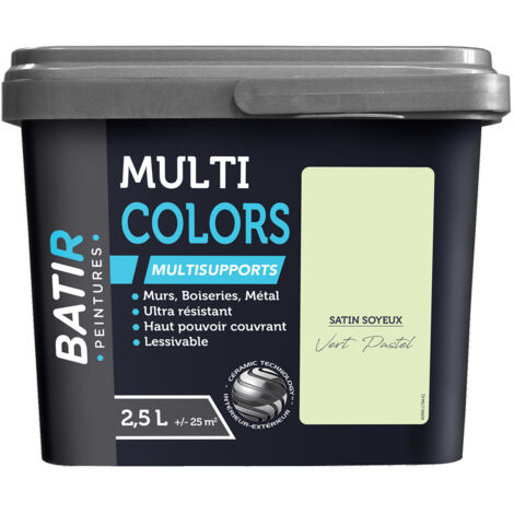 Batir Multicolors Peinture Multisupports Satin Soyeux 2.5l - Batir