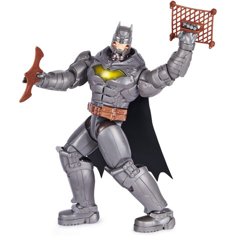 SPINMASTER Batman 30Cm DC Comics Luci Suoni Armatura Accessori Battle Strike Deluxe