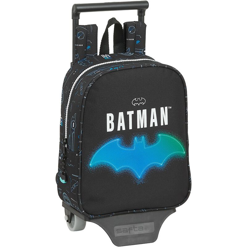 

Batman Mochila Escolar con Ruedas Bat-Tech Batman Negro