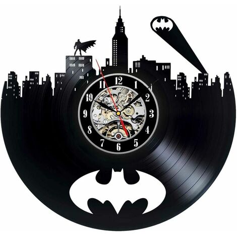 Batman Unique Horloge Disque Vinyle de Cadeau de Nol Vintage,HANBING