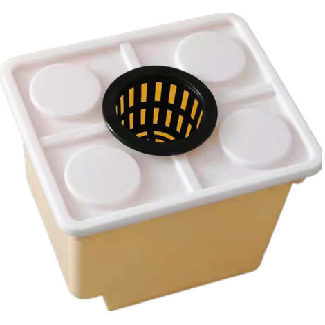 Bato-Eimer für Hydrokultur und Gewächshausanbau, erdloses System, für Töpfe und Growzelte – Integrierte Drainage, ideal für Tomaten, Erdbeeren, Kräuter, Indoor- und Stadtgärtnerei