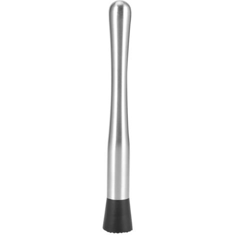 Bâton à glace en acier inoxydable 25cm - Pilon pour cocktails et bar à domicile