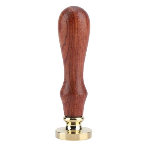 Bâton de Cire à Sceller Rétro en Bois pour Cartes de Mariage - Cachet Classique