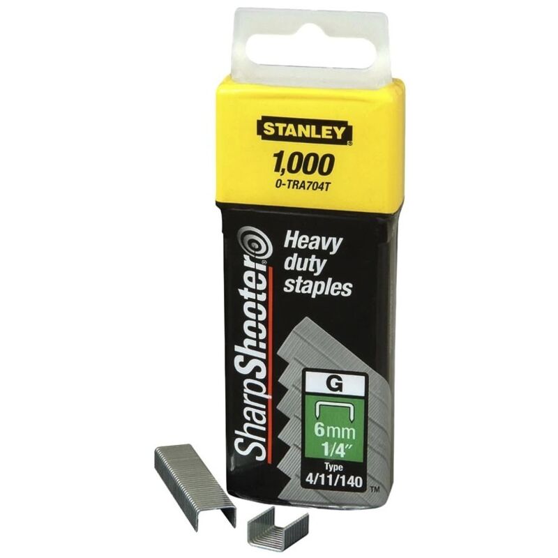 Agrafes STANLEY 1 TRA704 5T 6 mm Acier Boîte de 5000 unités - vue 3
