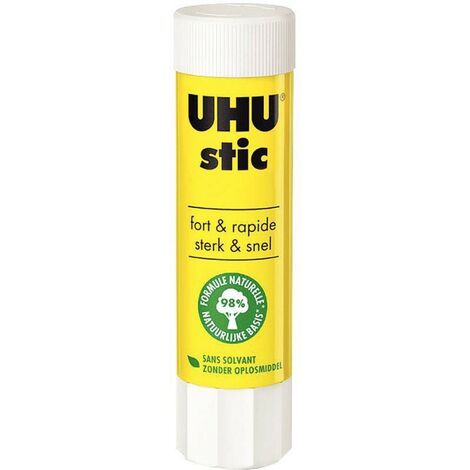 Bâton de colle UHU stic 8,2 g - blanc