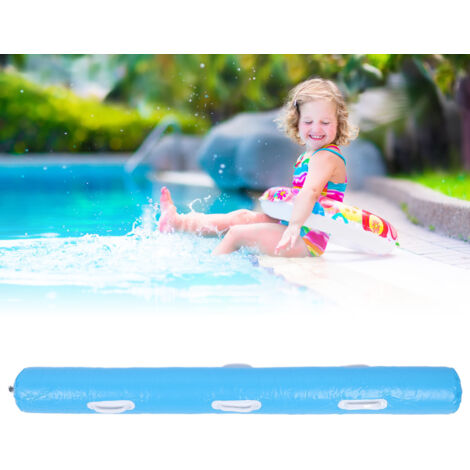 Bâton de Natation Gonflable en PVC 150cm pour Loisirs Aquatiques Flottaison Bleu
