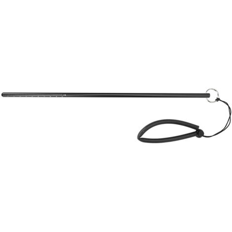 Bâton de pointage en alliage d'aluminium pour plongée sous-marine avec mesure et dragonne (Noir)