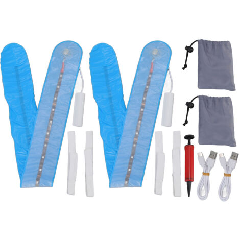 Bâton lumineux LED RGB pour camping, pliable et gonflable, éclairage extérieur portable pour activités nocturnes