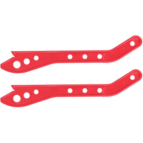Bâton poussoir de sécurité pour le travail du bois, scie de Table ergonomique en plastique de couleur rouge, 2 pièces