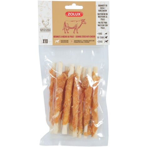 Bâtonnets à mâcher au poulet 10 pcs - Zolux