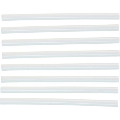 Bâtonnets de colle chaude  transparent  Ø 11 mm, 200 mm  8 pièces