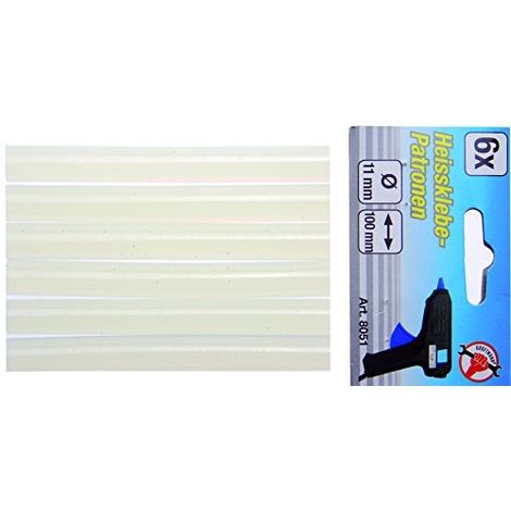 BÂTONNETS DE COLLE THERMOFUSIBLE PRÉSENTOIRS 6 11 X 100 MM