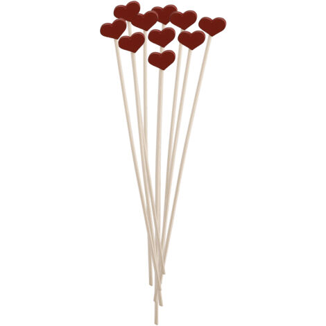 Bâtonnets de Diffusion Écologique pour Fragrances, Sans Flamme, Absorption Graduelle et Diffusion Longue Durée, Stick Fibre + Bois, 10 Pièces.