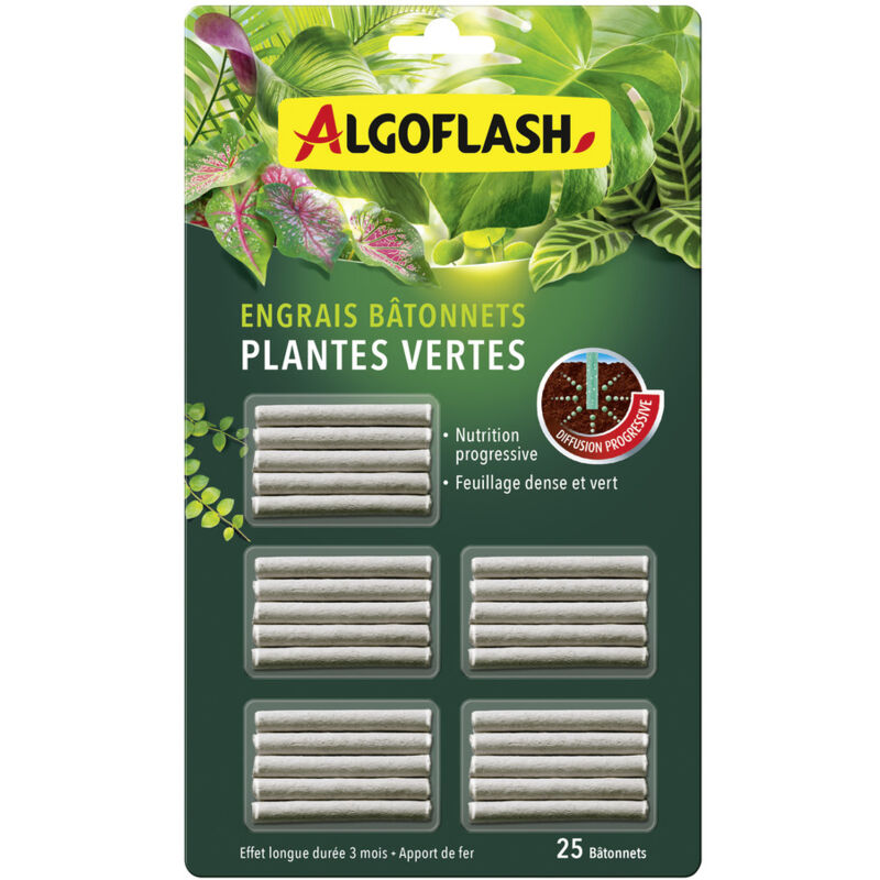 Batonnets X30 engrais plant vertes Algoflash ABAPAV30