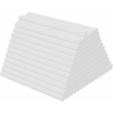 Bâtons de colle chaude 100 pièces bâtons de colle pour Mini pistolet à colle chaude, transparent 7x100 mm