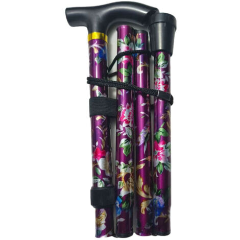 Bâtons De Trekking - GAROSA - Panier En Caoutchouc - 5 Pièces - Noir