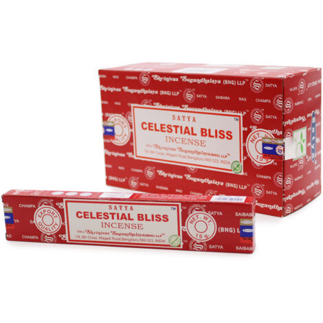 Bâtons d'encens Satya 15g - Bonheur Céleste- Vendu par 1