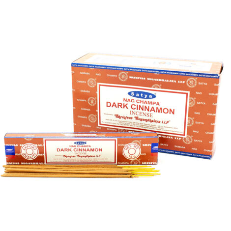 Bâtons d'encens Satya 15g - Cannelle foncée- Vendu par 1
