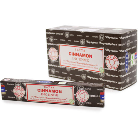 Bâtons d'encens Satya 15g - Cannelle- Vendu par 1