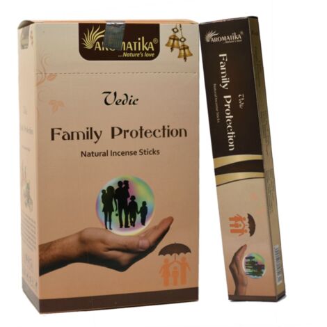 Bâtons d'encens védiques - Protection de la famille- Vendu par 1