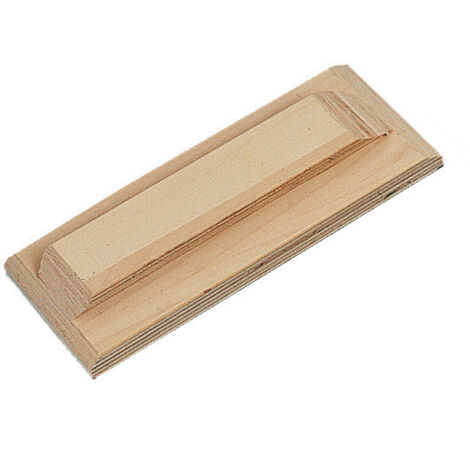 Batte caoutchouc 14 x 36 cm – Contreplaqué hêtre – PEFC- Outil robuste pour pose de carrelage et travaux de maçonnerie