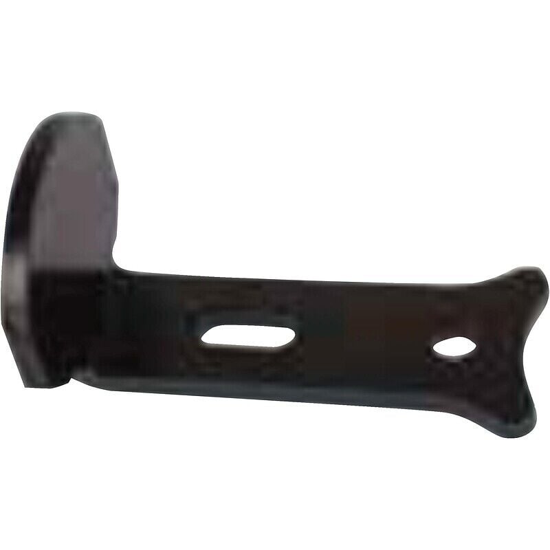 Battement coudé à visser en acier traitement phorétique noir Torbel