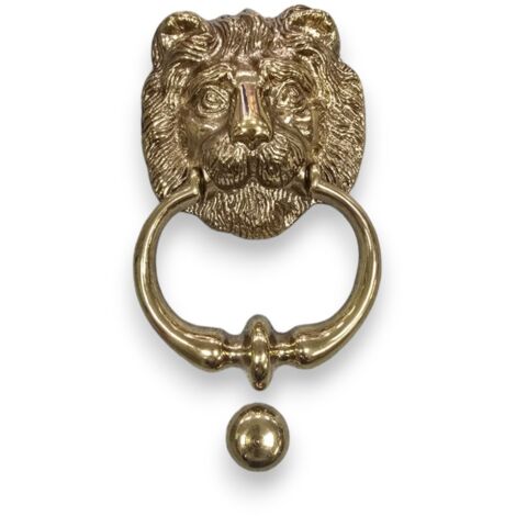 Battente Leone Antich. Art.26027 Cm.19 Ottone Val