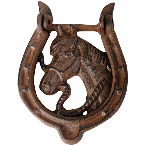 BATTENTE PER PORTA A FERRO DI CAVALLO DECORATIVO