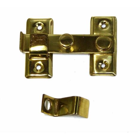 Battente reversibile 8 cm in ottone lucido EDM