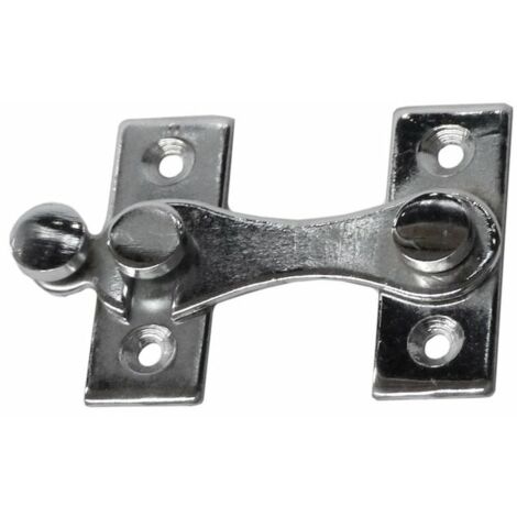 Battente sinistro H cromato 8 cm EDM