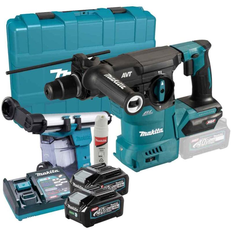 Makita - HR008GM202 Tassellatore xgt SDS-Plus a batteria 40V