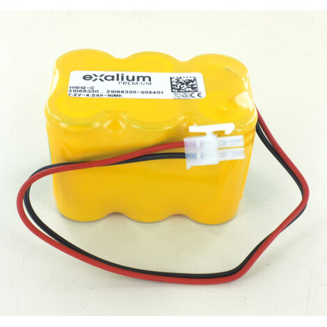 Batteria 111912 NiMh da 7,2 V 4,5 Ah per blocco faro URA 130009