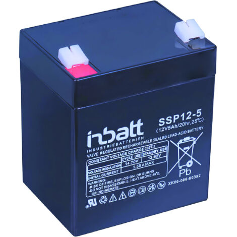BATTERIA 12V 5AH PER ELETTRIFICATORE TITAN S400