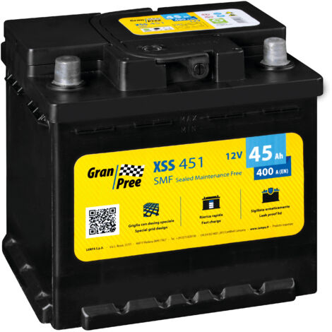 Batteria 12V - Gran Pree SMF - 45 Ah - 400 A - L1