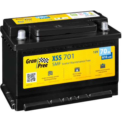 Batteria 12V - Gran Pree SMF - 70 Ah - 610 A - L3