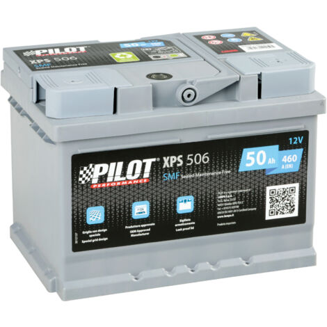 Batteria 12V - Pilot SMF - 50 Ah - 460 A - LB2