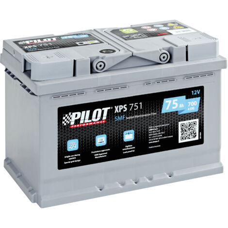 Batteria 12V - Pilot SMF - 75 Ah - 700 A - L3