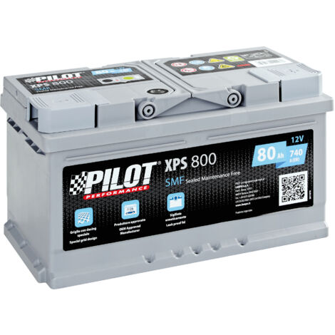 Batteria 12V - Pilot SMF - 80 Ah - 740 A - LB4