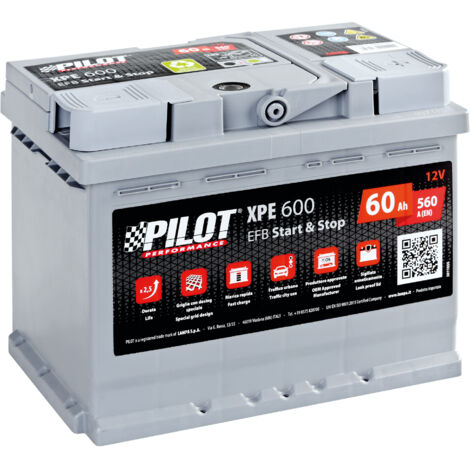 Batteria 12V - Pilot Start-Stop EFB - 60 Ah - 560 A - L2