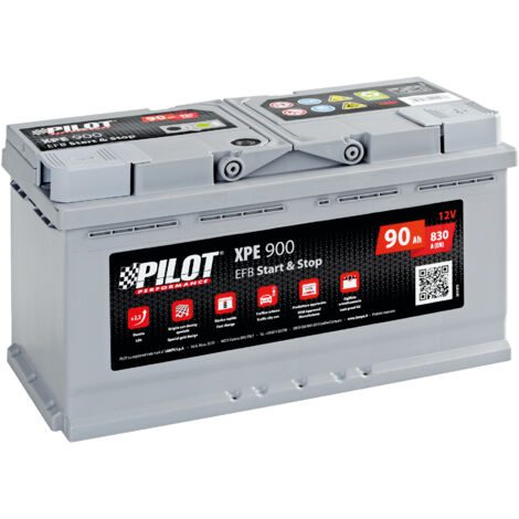 Batteria 12V - Pilot Start-Stop EFB - 90 Ah - 830 A - L5
