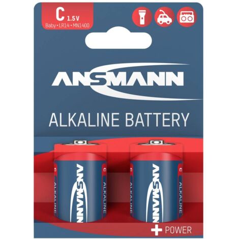 Batteria 1,5 V C-AM2-Baby 7000 mAh LR14 4914 2 pezzi/confezione