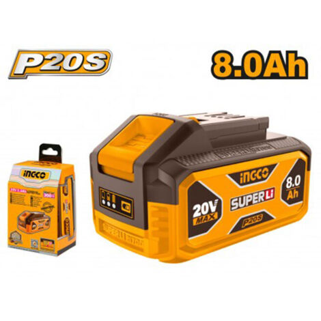 Batteria 20V 8 Ah Ingco Share litio FBLI2108