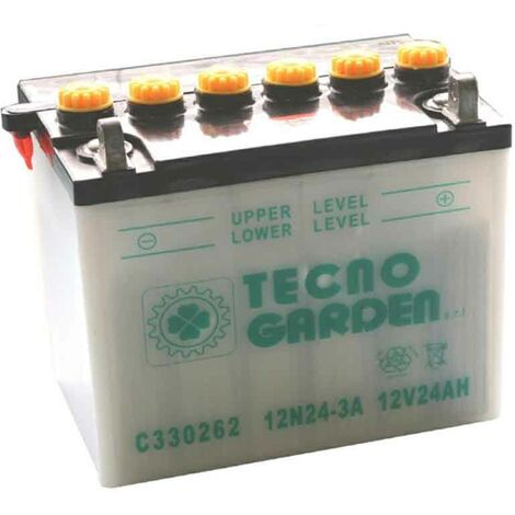 Batteria 24 Ah, Polo Positivo a DX, L. mm 185, P. mm 125, H. mm 170