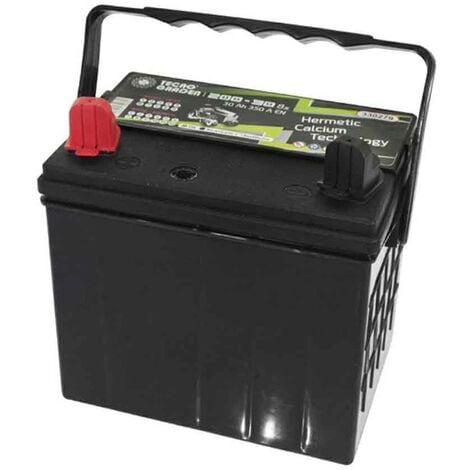 Electronicx batteria trattorino rasaerba 12V 30Ah batteria AGM per tosaerba  batteria 30 Ah trattorino tosaerba trattorino plus destra U1R 330A