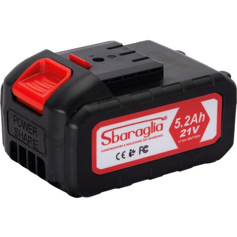 Batteria 5.2 Ah Rambo Energy E Potatore Ares Sbaraglia